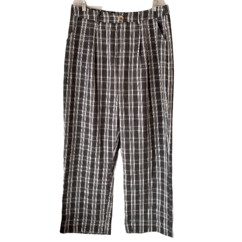 Nasty Gal Plaid Trousers